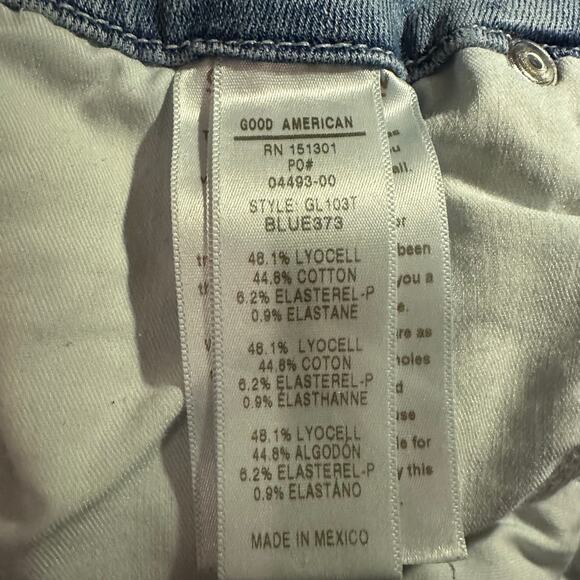 GOOD AMERICAN Good Legs High Rise Skinny Blue Jeans Size 6 / 28 GL 1037 373 - Picture 6 of 11